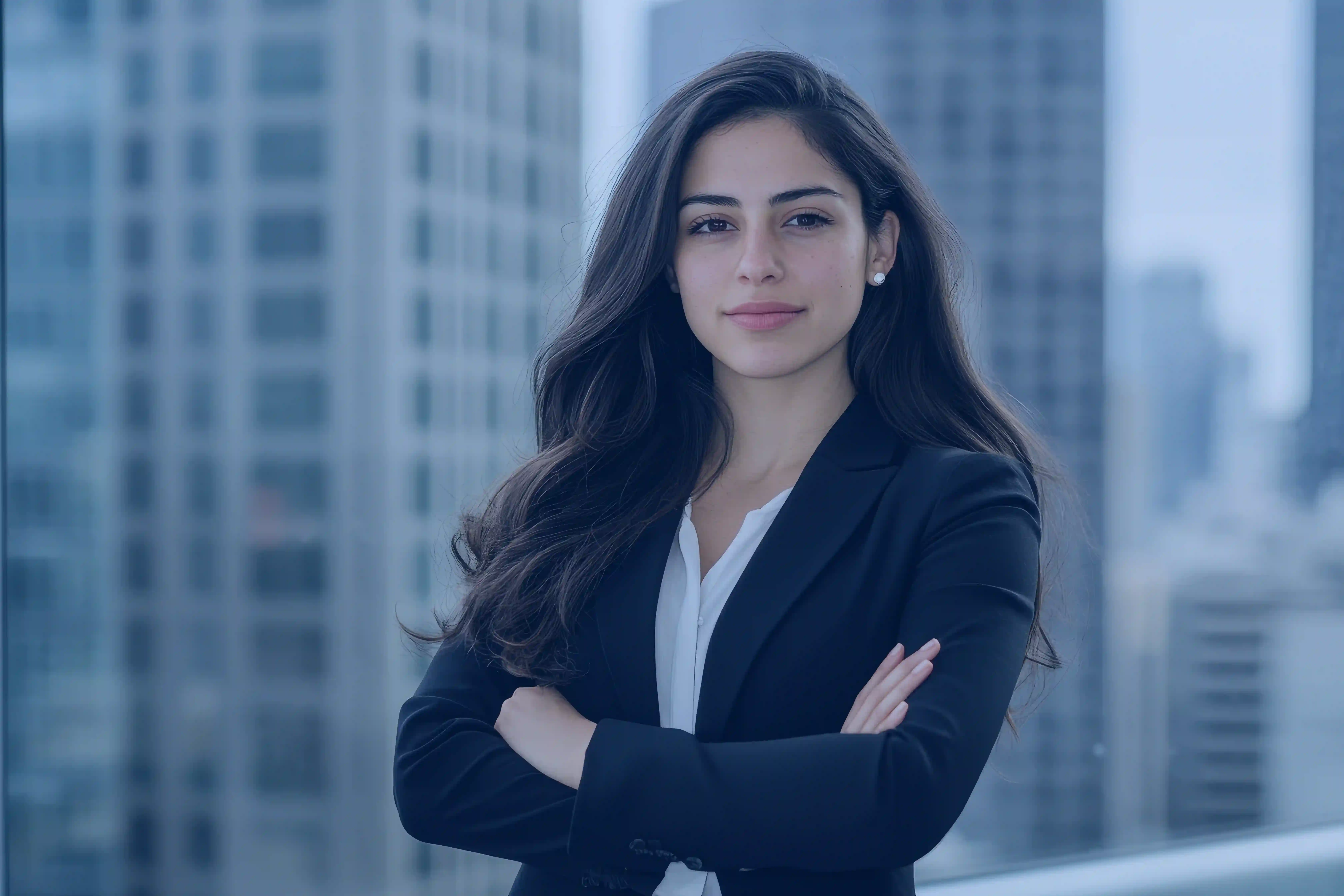 lady-looking-forward-smiling